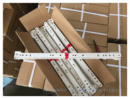 आइवरी कलर मेटल बॉक्स दराज स्लाइड्स के साथ पाउडर कोटिंग प्लास्टिक व्हील